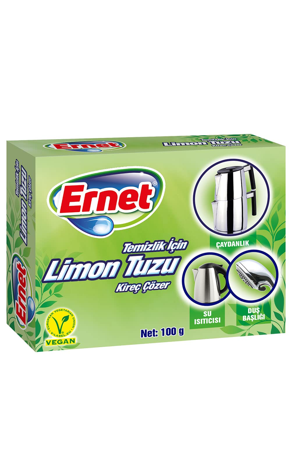 Ernet Temizlik Için Limon Tuzu 100 G