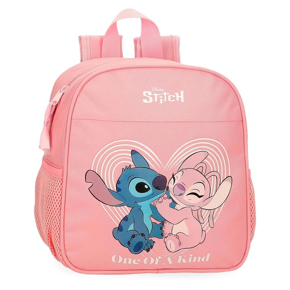 Disney Joumma Stitch One of a kind Mochila Preescolar Adaptable a Carro Rosa 21x25x10 cms Poliéster 5,25L
