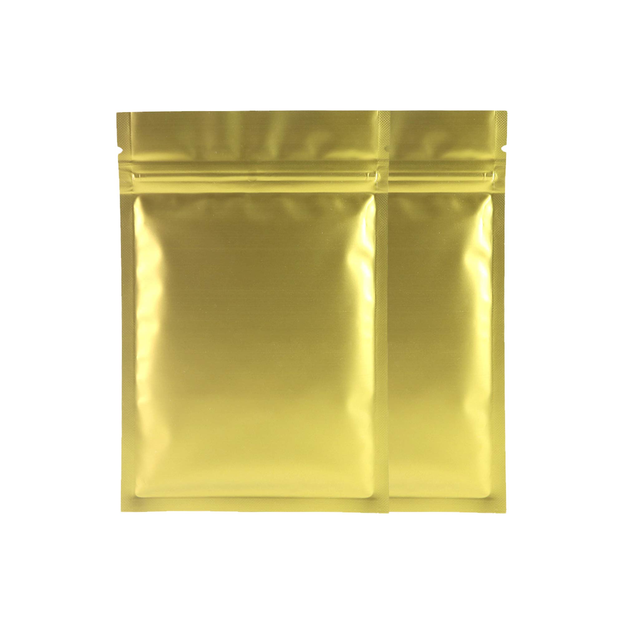 Pochette d'emballage plat contre l'humidité sachet métallique or mat QuickQlick