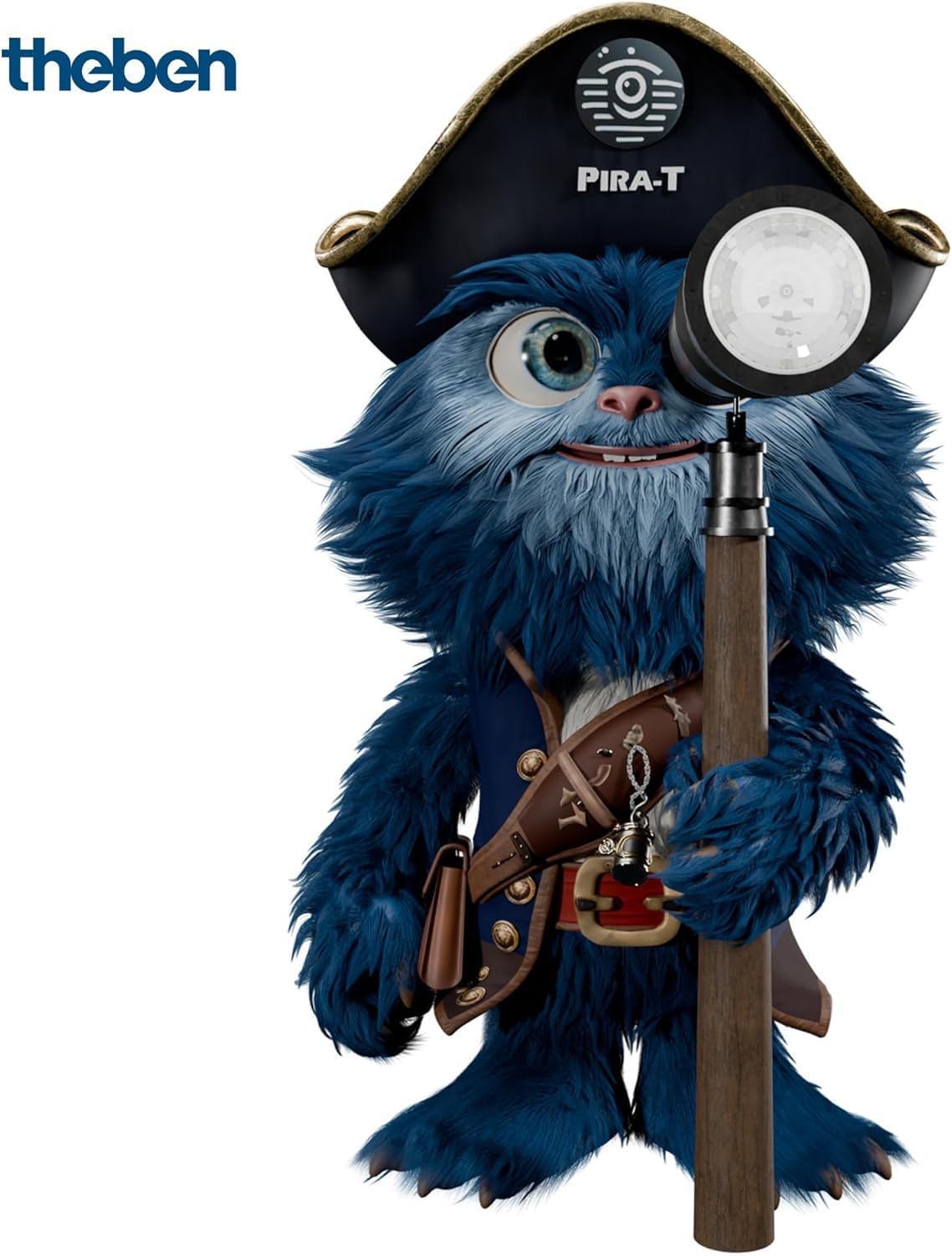 Theben 1030200 PIRA T8 DE détecteur de présence PIR 360° 8 m Plafond