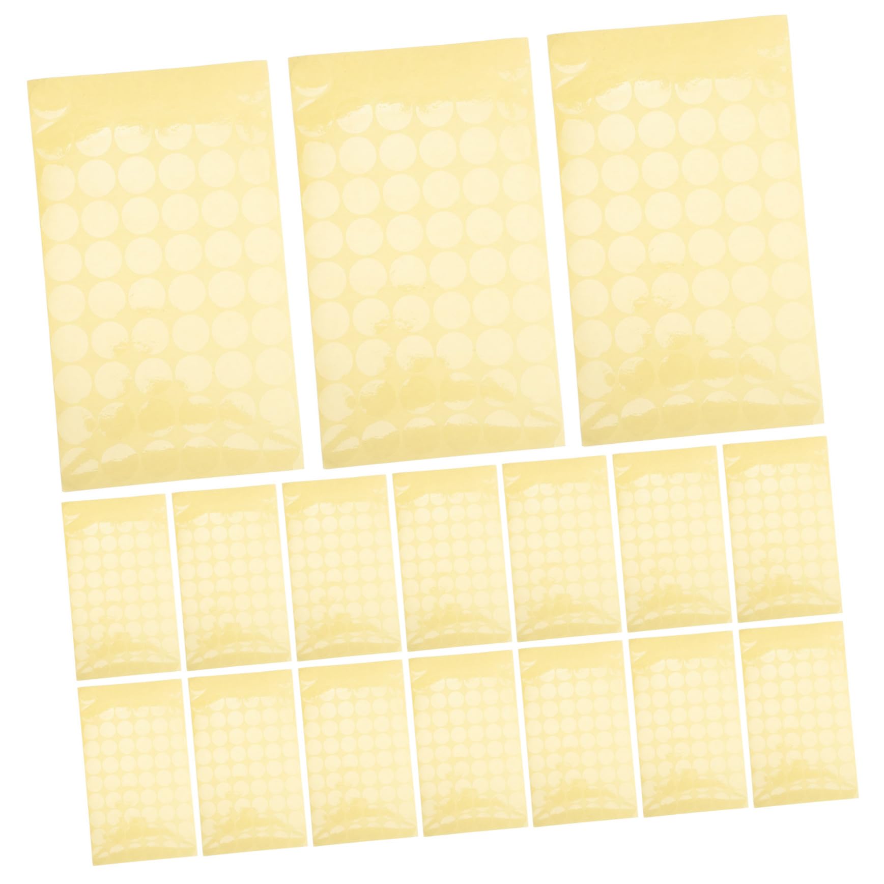 Ronds autocollants transparents pour sac alimentaire et fermeture de petits colis