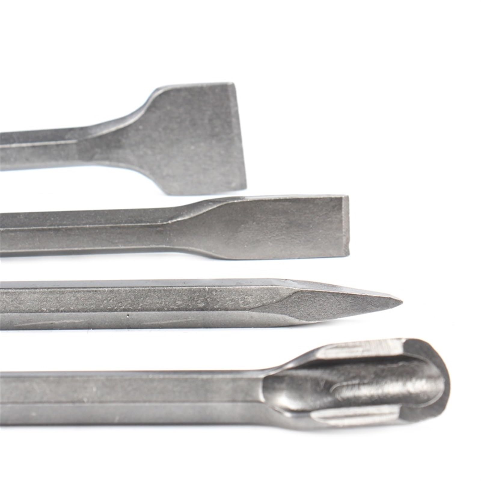 Set di Scalpelli Punta for Trapano a percussione, scanalatura a Punta, scalpello Piatto, Set di Utensili for muratura for la Lavorazione del Legno, Muro di Cemento, Roccia(4pcs)