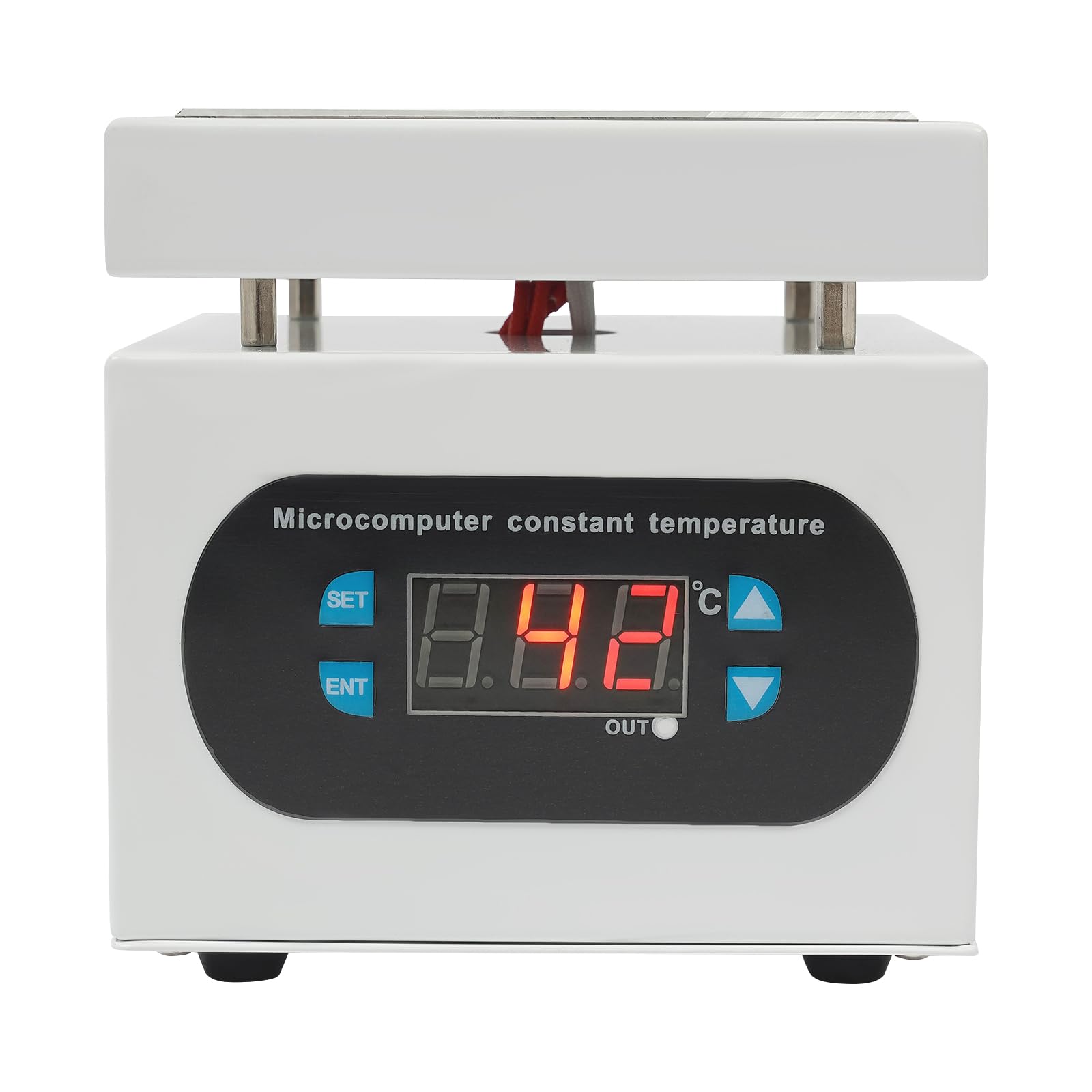 Stacja lutownicza, płyta grzejna, 350 W, 220 V, mikrokomputer LED, elektryczna płyta grzewcza, 100 x 100 mm, cyfrowa stacja grzewcza LCD, elektroniczna stacja grzewcza, 86℉-752℉/30°C-400°C