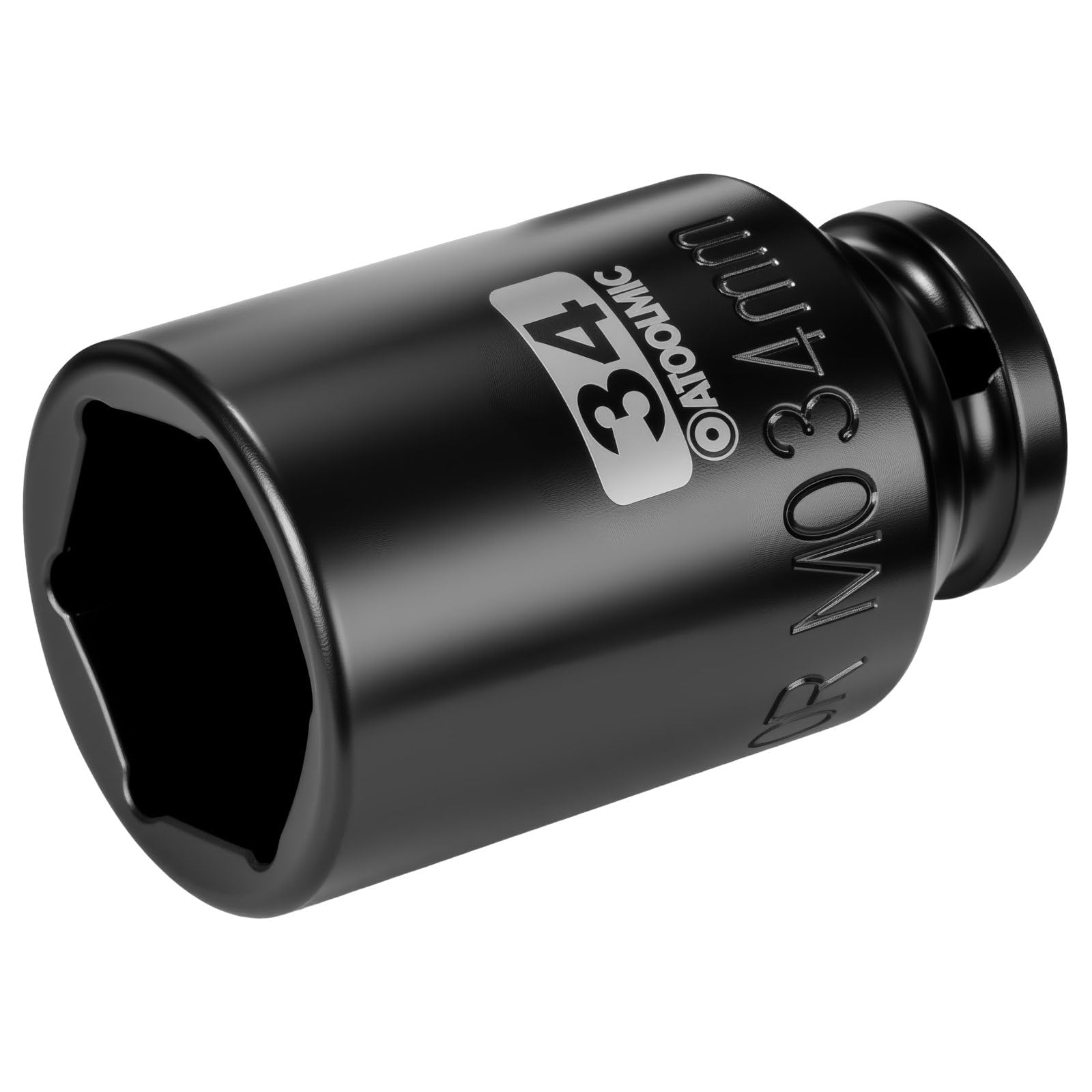 1/2 Inch Drive x 34mm Deep 6PT CR-MO Impact Socket for Removing Axle nut