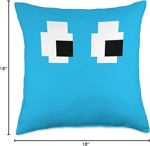 Miniatura 4 de Retro Arcade Game Ghost 80s - Almohada para disfraz de grupo de Halloween de 8 bits, 18 x 18 pulgadas, multicolor
