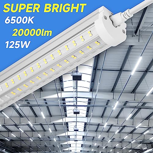 Phiwicsh 8Ft Led Shop Light, U Shape 125W Integrated Led Tube Light thumb #1