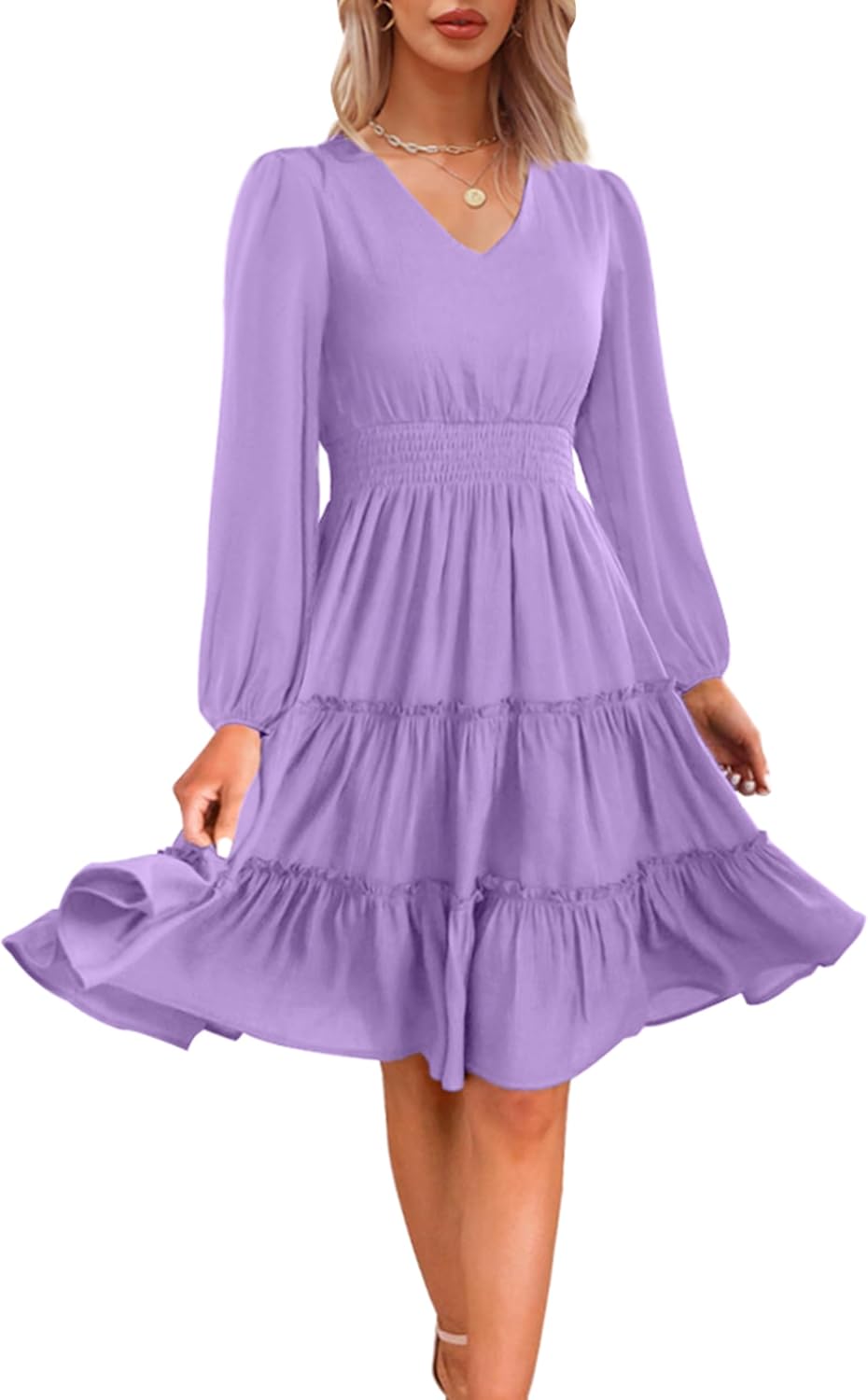 Long Sleeve-- Lavender