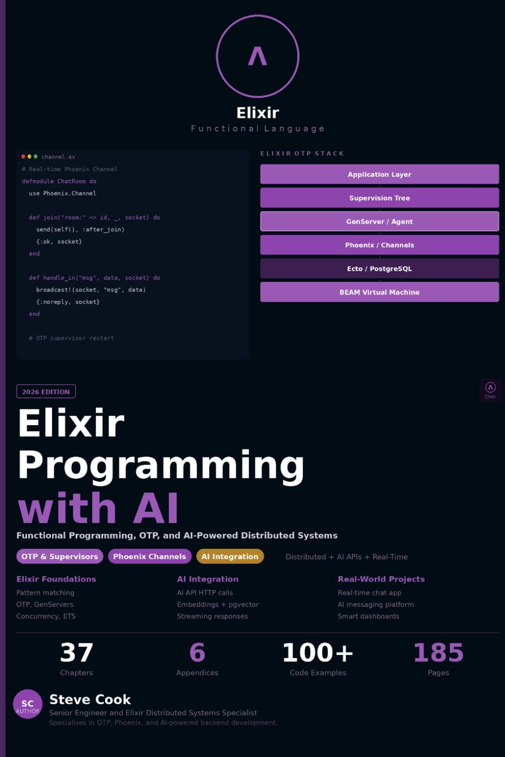 Elixir Programming with AI: A Complete Beginner's Guide to Elixir, Functional Programming, Distributed Systems, and AI-Powered Applications