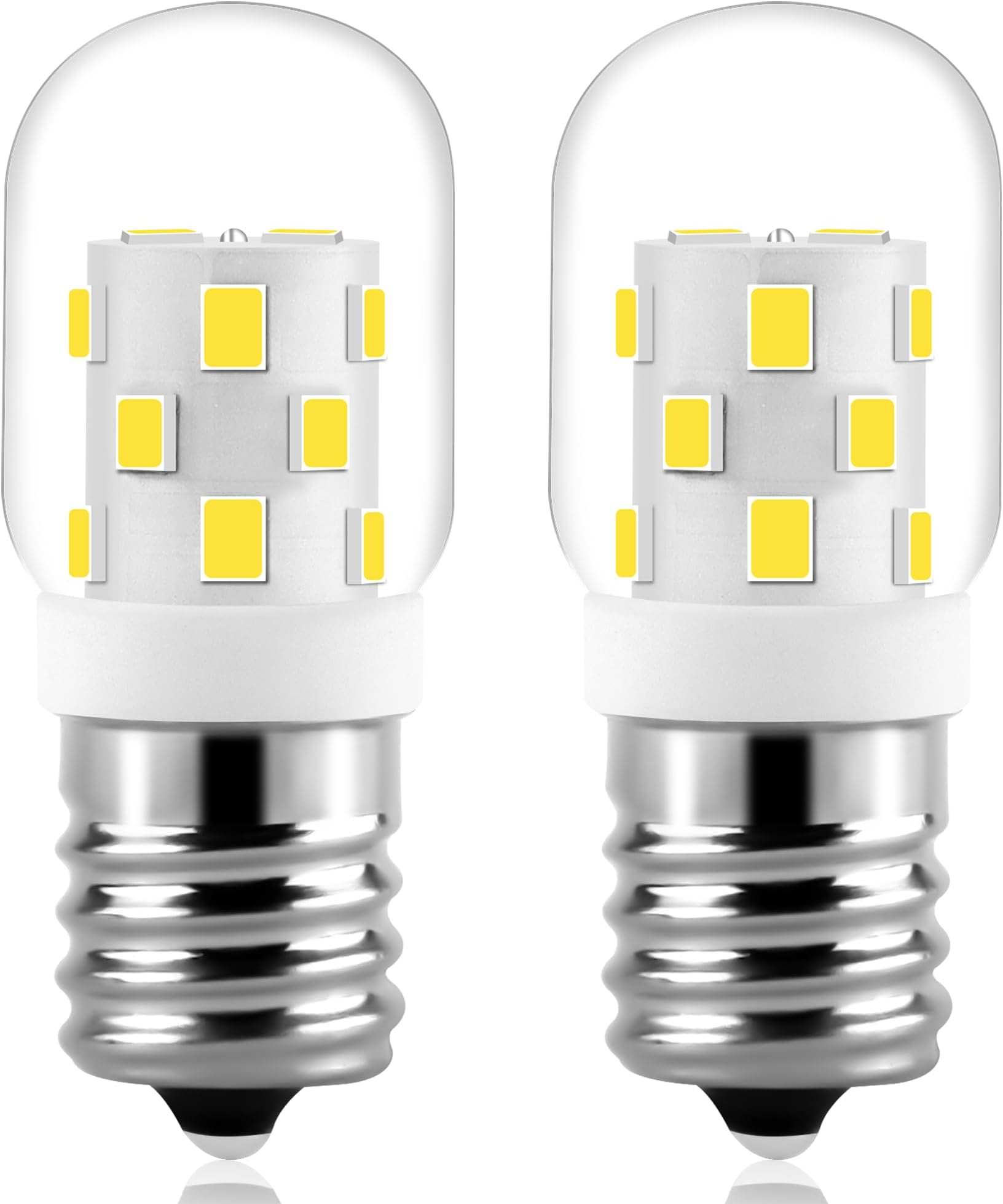 KLG 2 x E17 LED Bulbs, for Under Microwave Light Bulbs, Over Stove