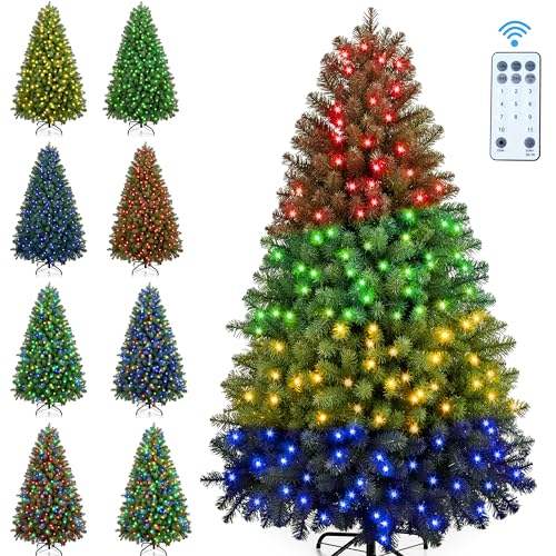 JOYIN 6 FT Pre-lit Full Size Christmas Tree, 320 UL...
