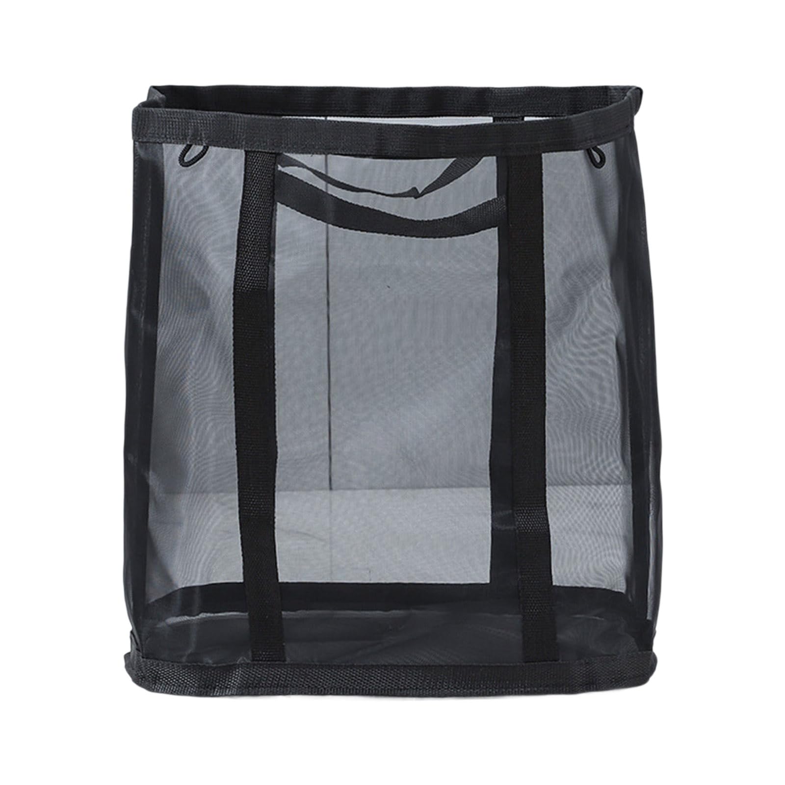 Reinforced Nylon Laundry Basket with Reinforced Carry Handle Foldable Design Large Capacity Organiser Bin Family Size Laundry Hamper