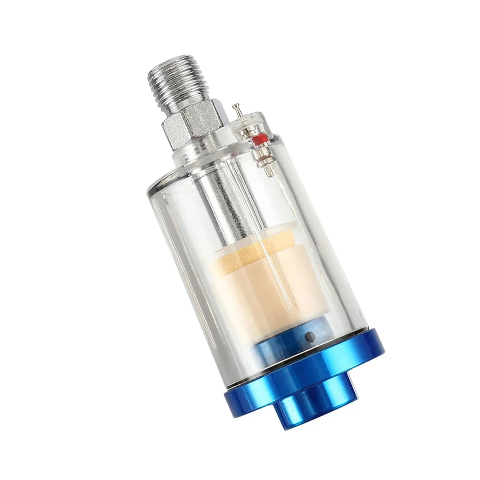 5 pièces/1 pc filtre séparateur d'eau d'huile 1/4 pouces NPT filetage mâle et femelle filtre de pistolet de pulvérisation accessoires de compresseur de ligne d'air for pulvérisateur d'air(5 pcs)