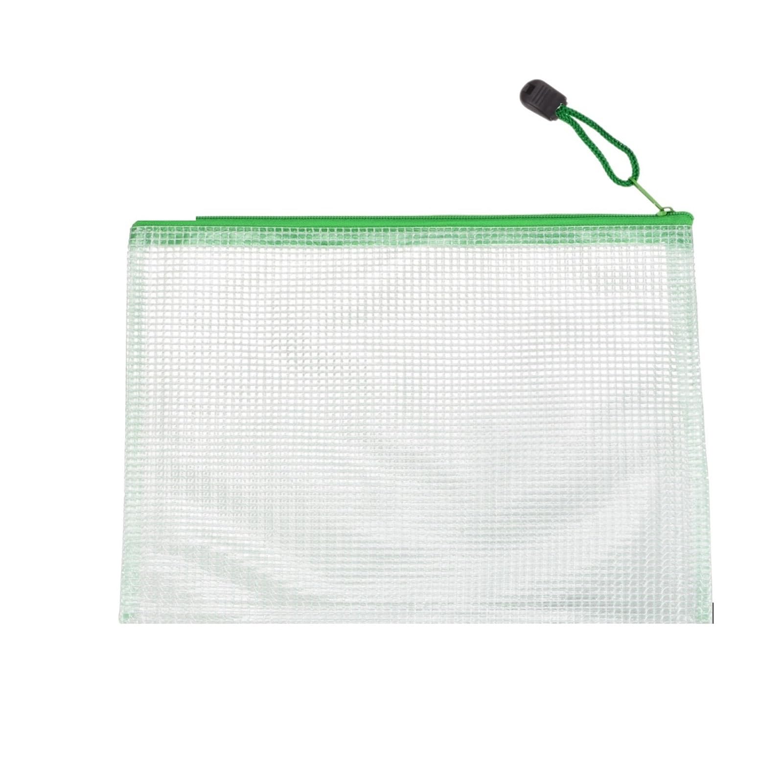 Cartelline Trasparenti 6 pezzi borsa for documenti in plastica impermeabile con cerniera for A3 A4 B4 B5 tasche for porta banconote cartelle for ufficio forniture for la casa(6Pcs A3 Green)