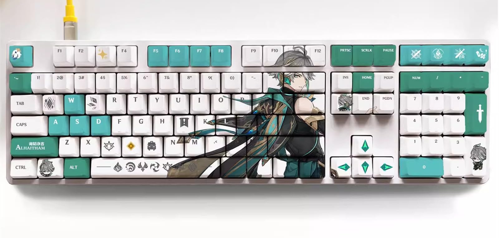 Amazon | 108キー キーキャップ 原神 周辺 げんしん PBT染め 昇華 OEM
