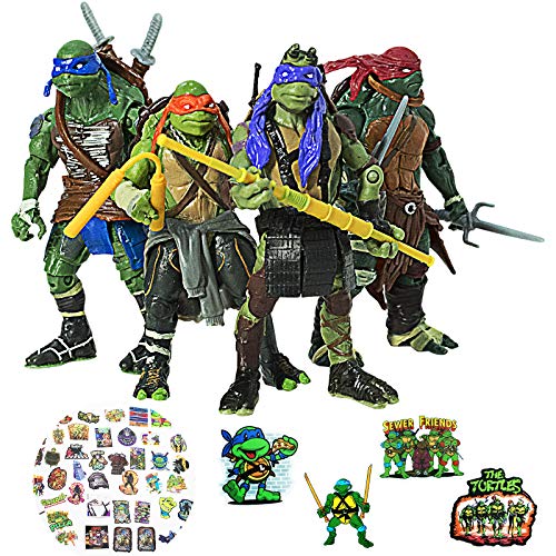 Teenage Mutant Ninja Turtles Ninja Turtles Toys Set Superhero Movie TMNT Action Figures Ninja Turtles Toy Set 4pcs