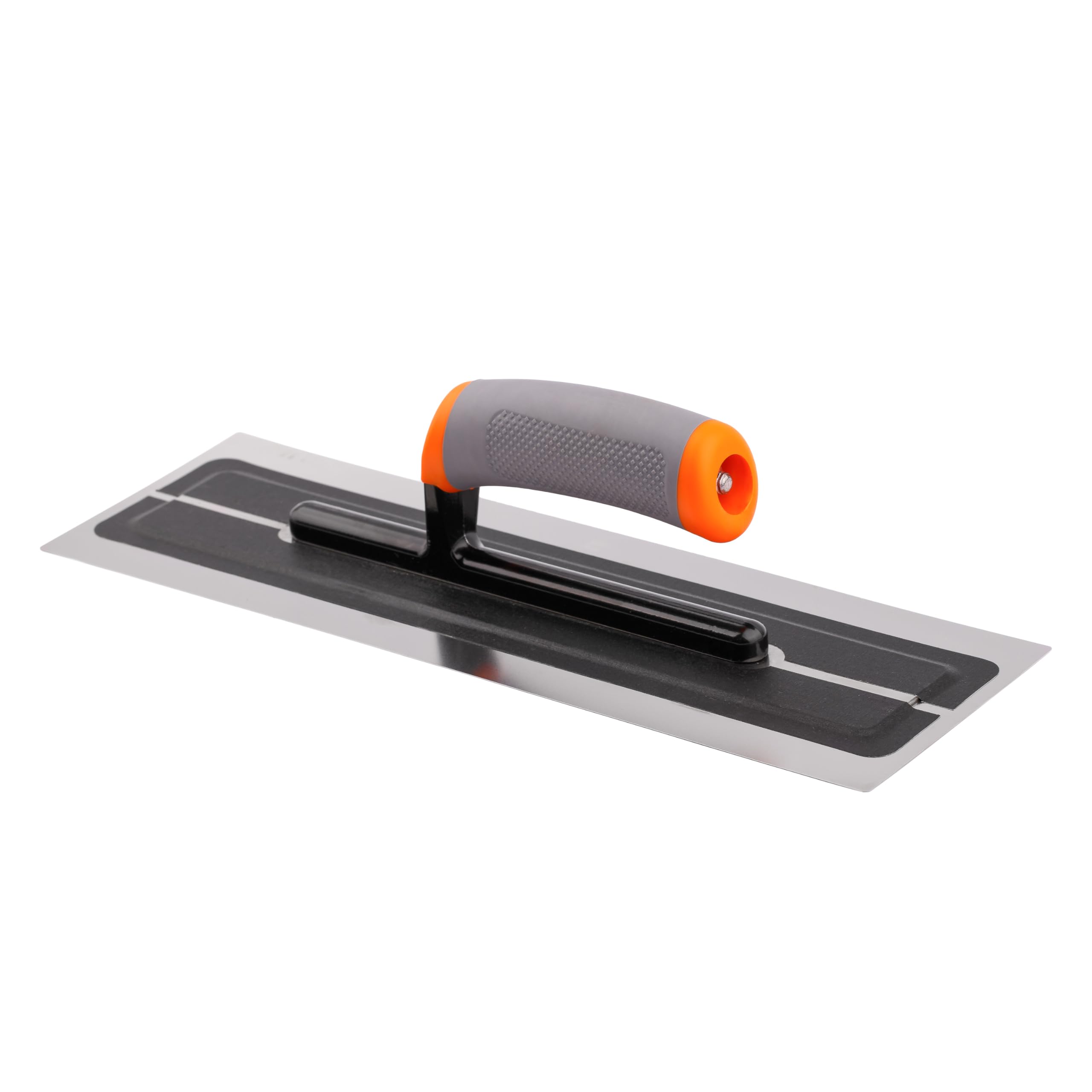 MIVOS Premium smoothing trowel made of high-quality stainless steel, 360 x 110 mm, professional smoothing wheel, smoother