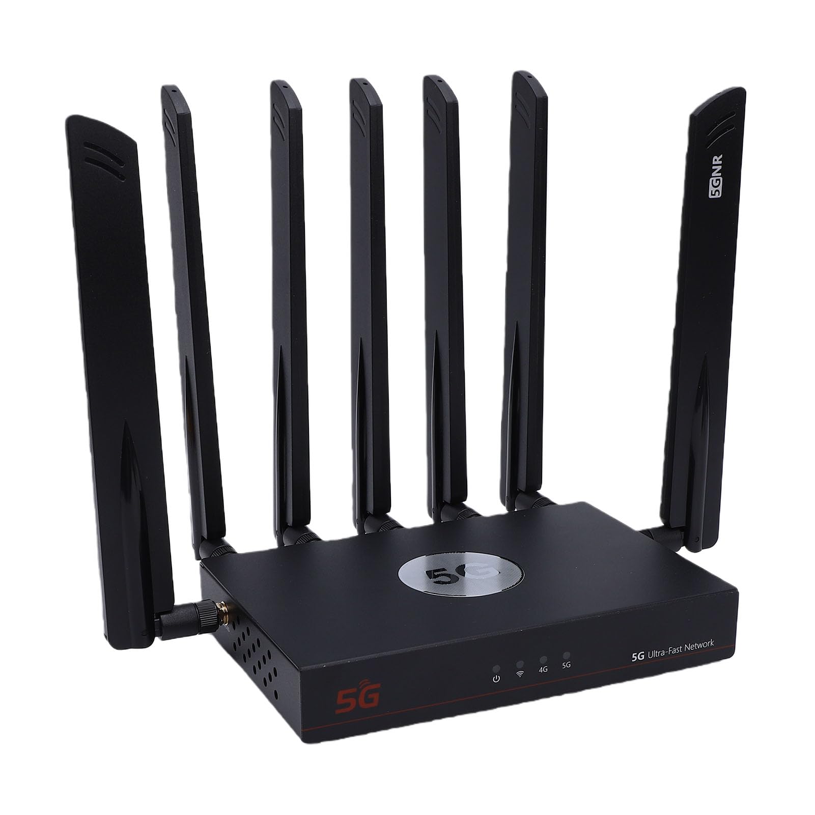 Modulo Chip Router 5G WiFi 6 Dual SIM CPE 7 Antenne Ad Alto Guadagno Gigabit LAN per Streaming 4K e Lavoro Remoto (Spina europea)