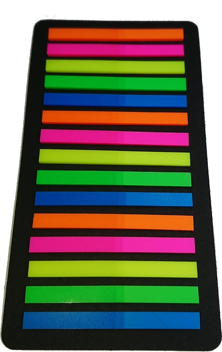 Amazon.co.jp: 蛍光☆半透明ふせん(極細)300枚 : 文房具・オフィス用品