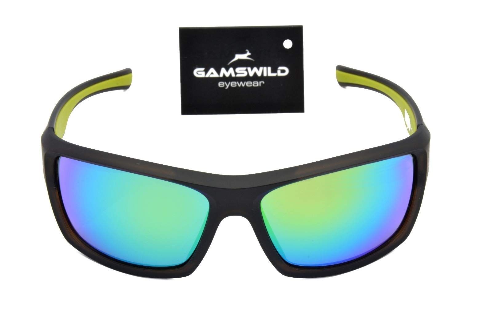 Gamswild Sonnenbrille WS6332 Sportbrille Skibrille Damen Herren Fahrradbrille Unisex | blau | grün | rot