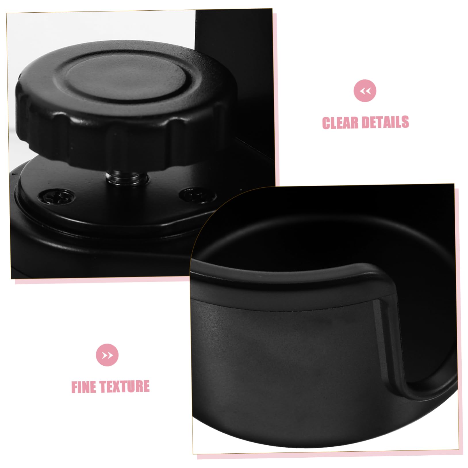 ULTECHNOVO Soporte De Taza De Escritorio Clip Giratorio Para Pc Gaming y Oficina Compatible Varios De Tazas Instalación Fácil y Segura