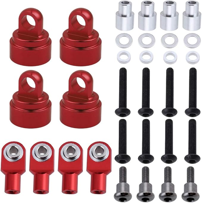 HobbyPark Aluminum Shock Caps (fits Ultra Shocks) & Short