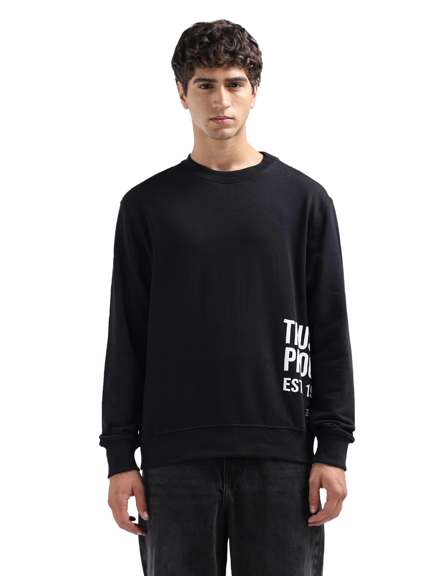 flying machine Men's Relaxed Fit Sweatshirt| Printed-picture-56