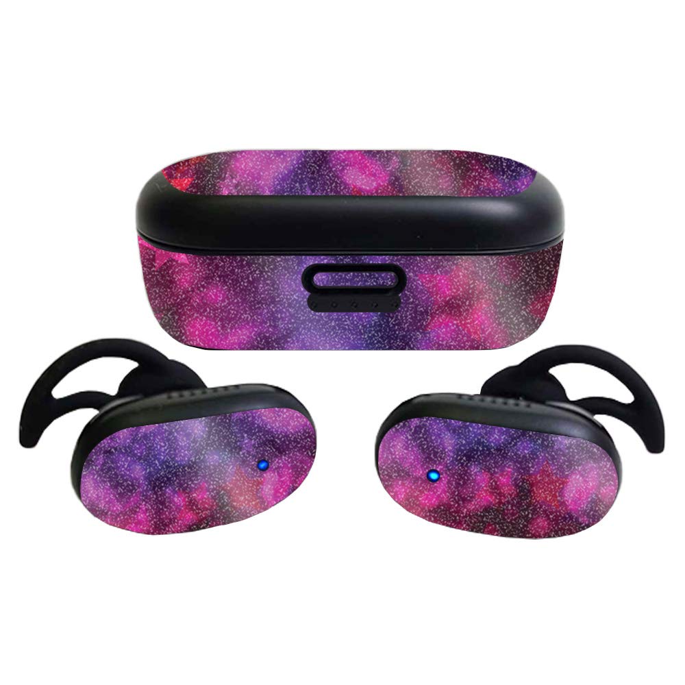MightySkins Glossy Glitter Skin Compatible with Bose QuietComfort Earbuds (2020)