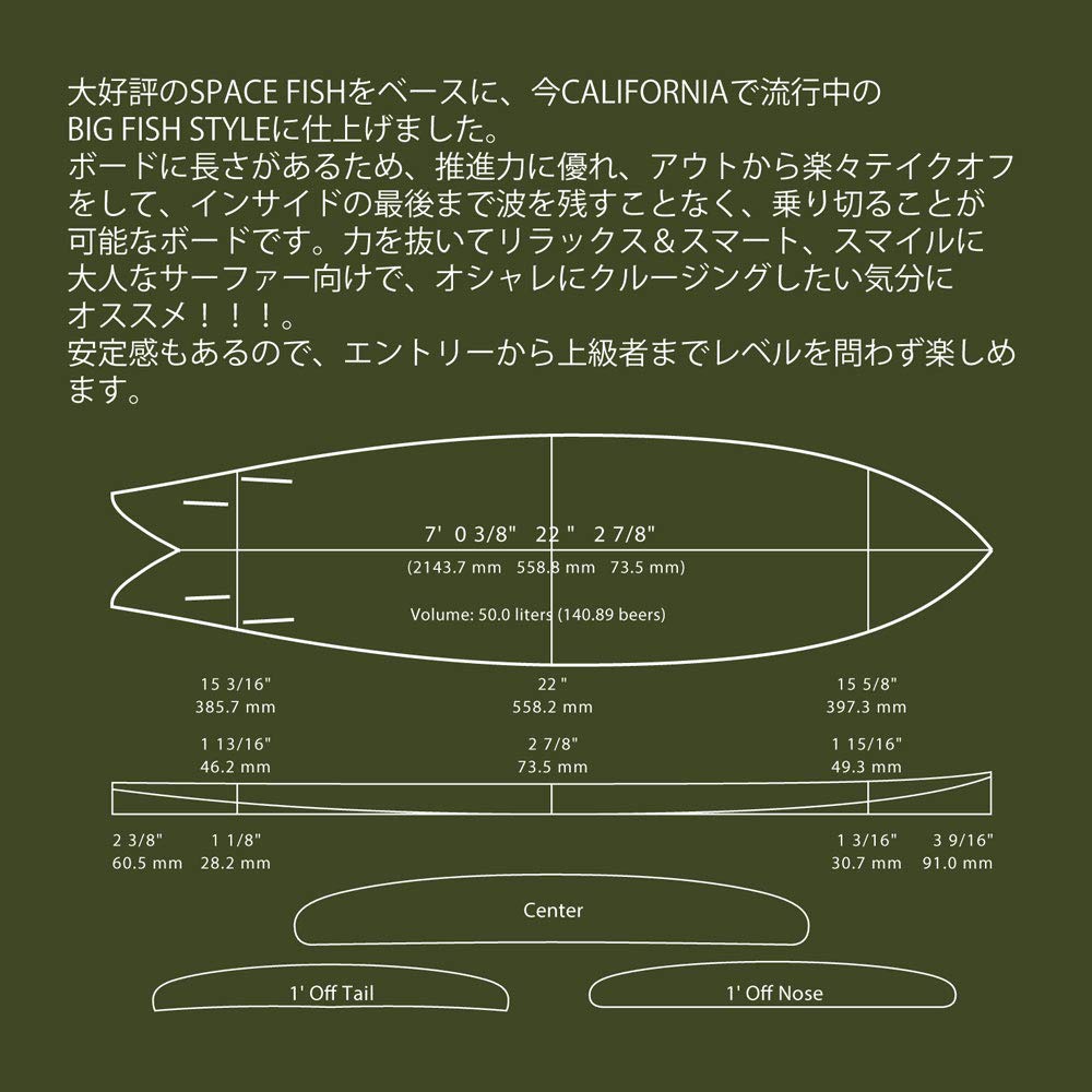 Amazon | ソフトボード ウォーターランページ ビッグフィッシュ 7'0