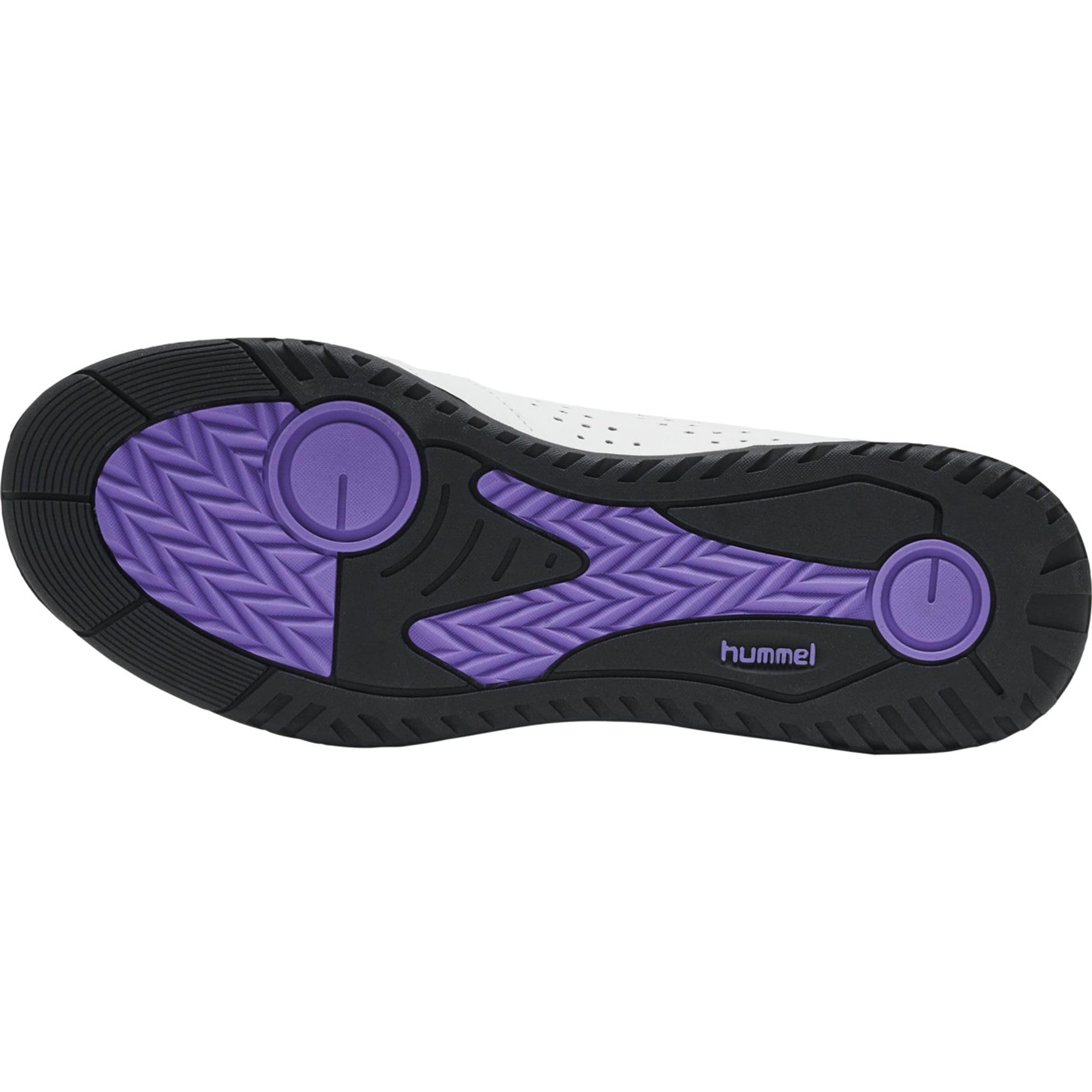 hummel Scarpe sportive TOP Spin Reach LX-E Archive Uomo Scarpe da pallamano con vera pelle Scarpe da allenamento Ballsport-scarpe 214733-9042 Bianco