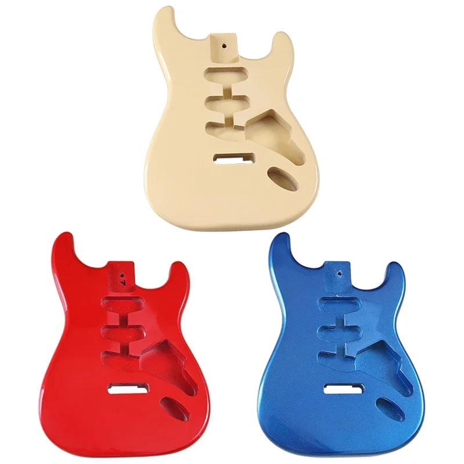 Corpo Della Chitarra Corpo Per Chitarra Elettrica ST Pickup SSS Per Amanti Della Musica Strumento Musicale Fai Da Te(Blue)
