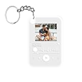 Personalized Spotify Plaque Keychain | Customized Valentines Day Gifts For Men & Women | Customize Your Own Acrylic Key Ring With Your Favorite Song & Photo