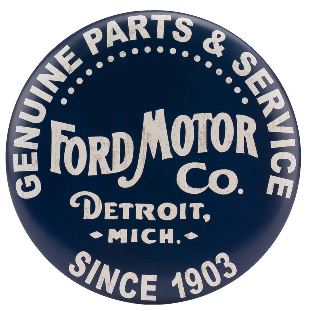 Ford vintage Genuine Parts ヴィンテージ　看板 Amazon.com: Ford Genuine Parts and Service Round Metal
