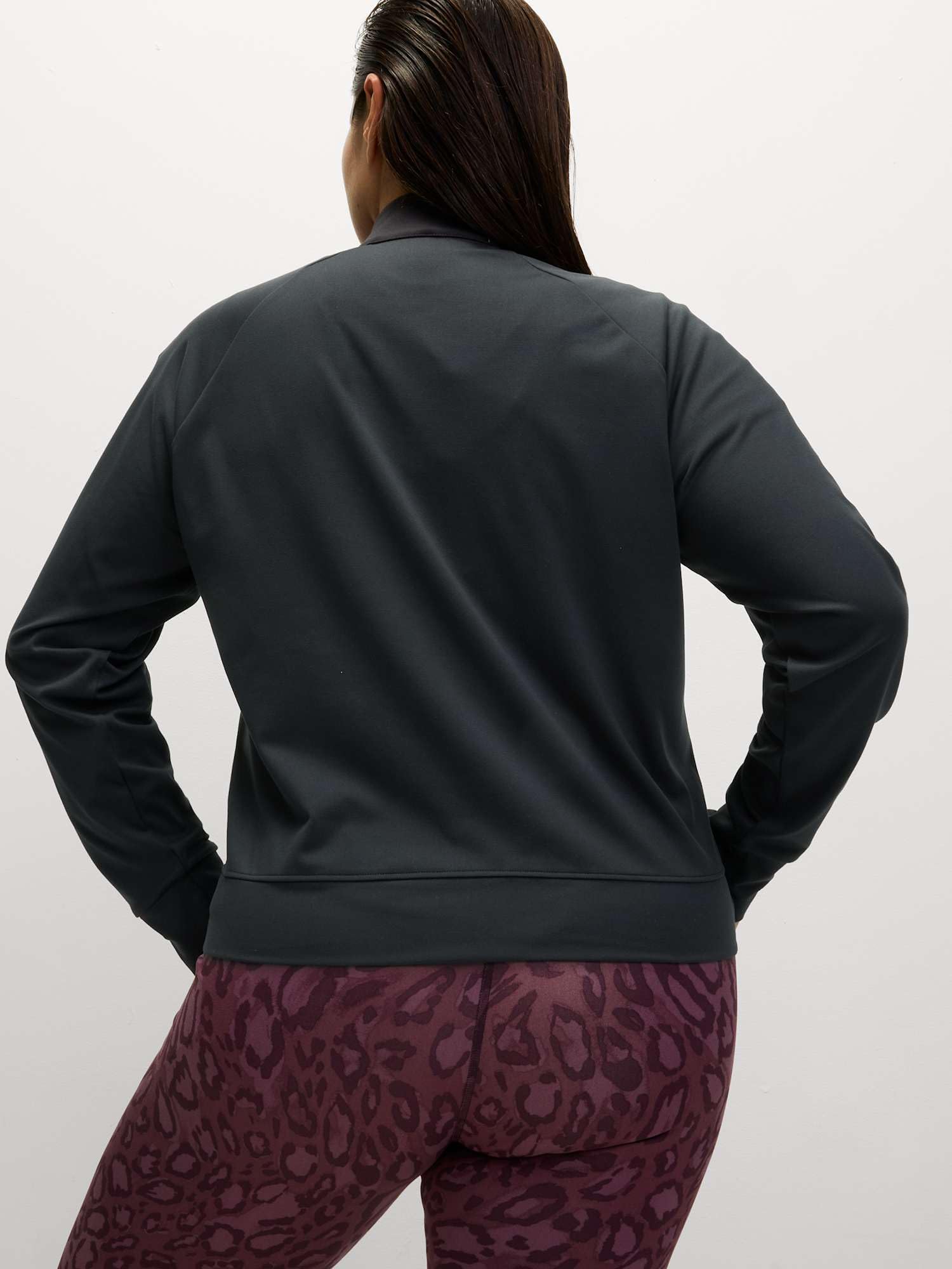 Marks & Spencer Haut Yoga Demi-Zip Col Montant Femme, Coupe Standard, Flexifit™