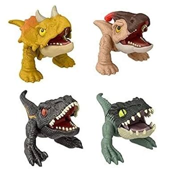 Jurassic World 2023 Wild Pop Ups Uncaged Set of 4 Figures