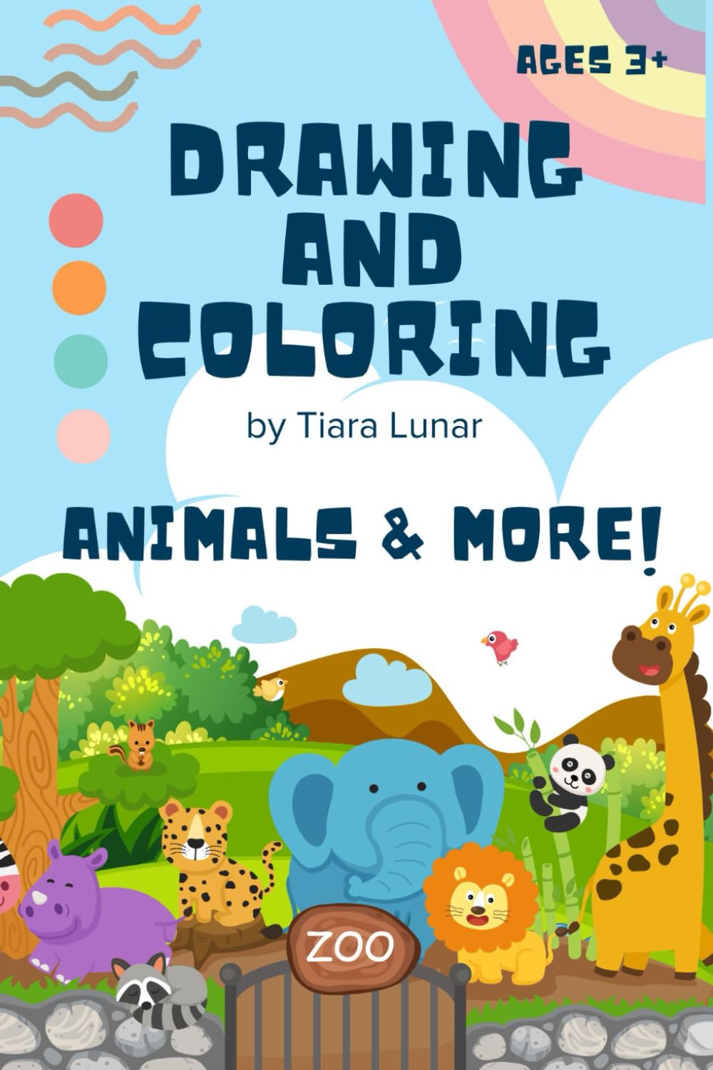 Drawing and Coloring Book: Animals and More