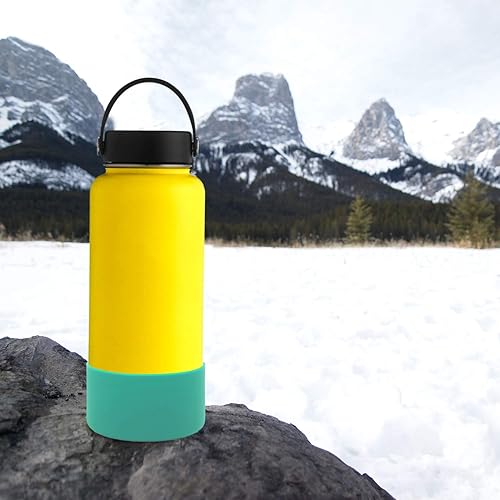 Miniatura 6 de Flaskars - Bota protectora de silicona para botellas de agua Hydroflask de 12 - 40 onzas fluidas, manga antideslizante para parte inferior de la