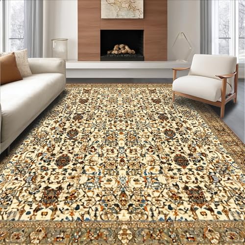Ultra Soft Area Rug 4x6, Non Slip, Stain Resistant, Washable