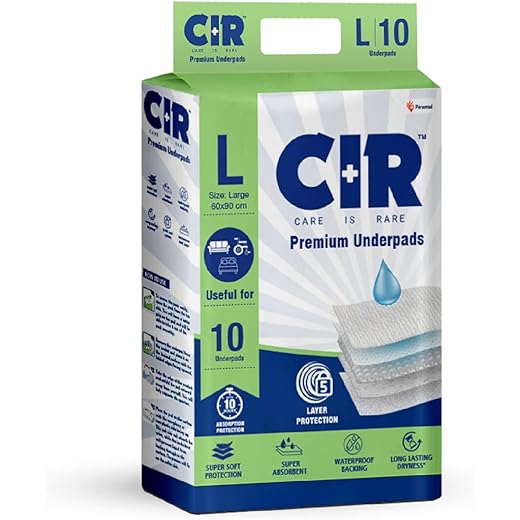 CIR Premium Underpads Large 10 Units