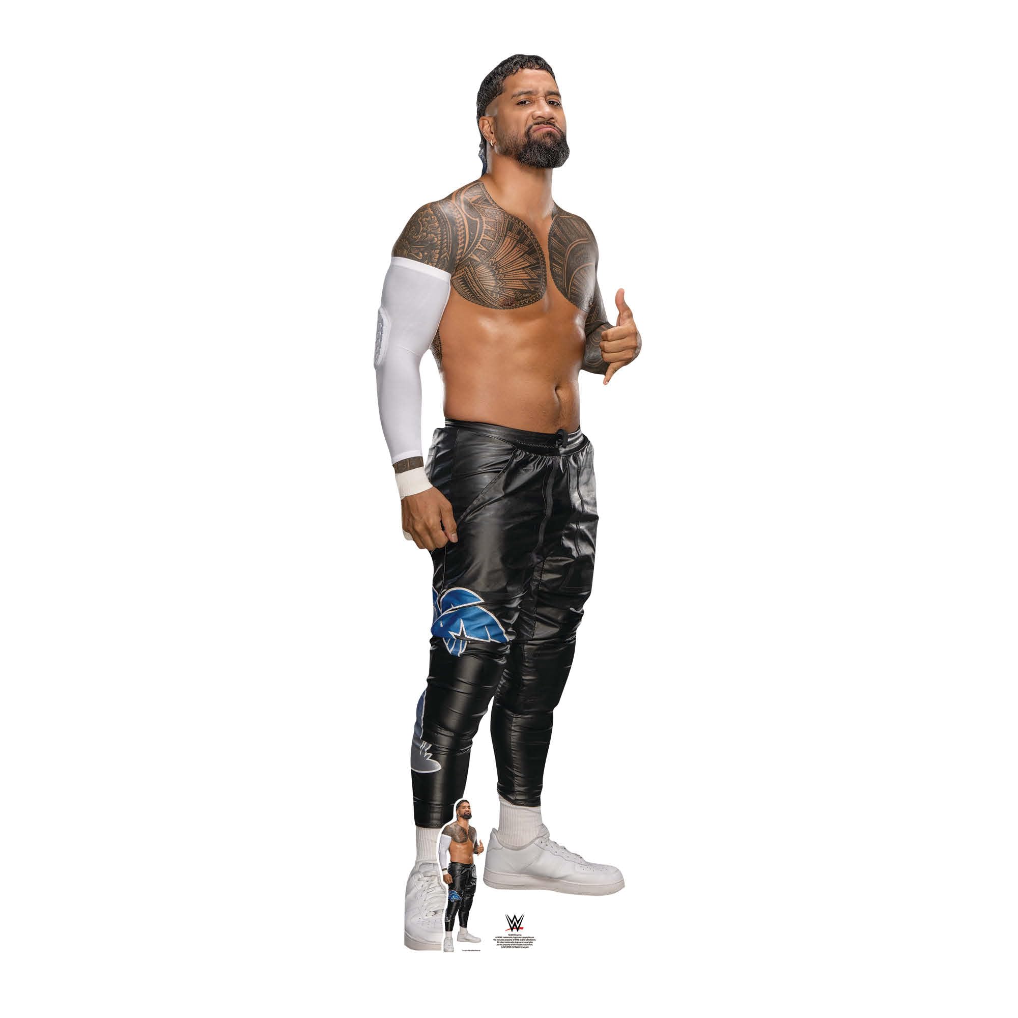 Jey Uso Main Event WWE Official Lifesize Cardboard Cutout & FREE Mini Standee