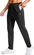 Pudolla 32"/34"/36"/38" Inseam Men's Tall Sweatpants with Zipper Pockets Lightweight Joggers for Athletic Workout Casual