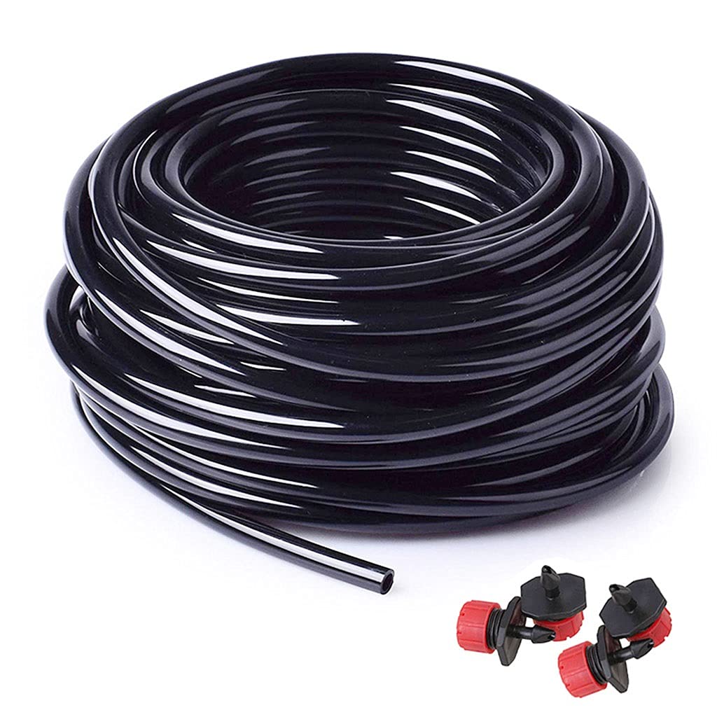 Drip Irrigation Tubing, Drip Irrigation Ta 10-90m Watering Hose 4/7mm PVC System Greenhouse(60M)