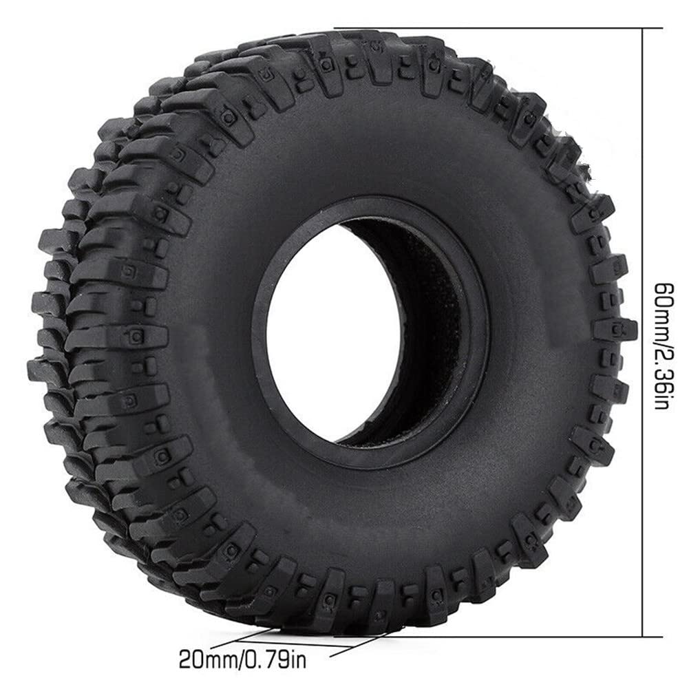 1/5ラジコンタイヤ Amazon | TRZX ラバーRCタイヤ 38mm 1/18スケール用 京商