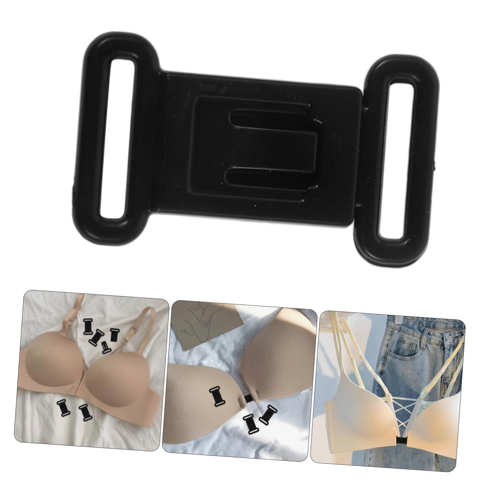 SEWACC 500 Sets Unterwäsche Einstellschnalle Kompakter BH Trägerhaken BH Clip BH Haken Kleiner BH Einsteller Damen Zubehör Kompakter BH Einsteller Tragbare BH Schnalle Damen BH