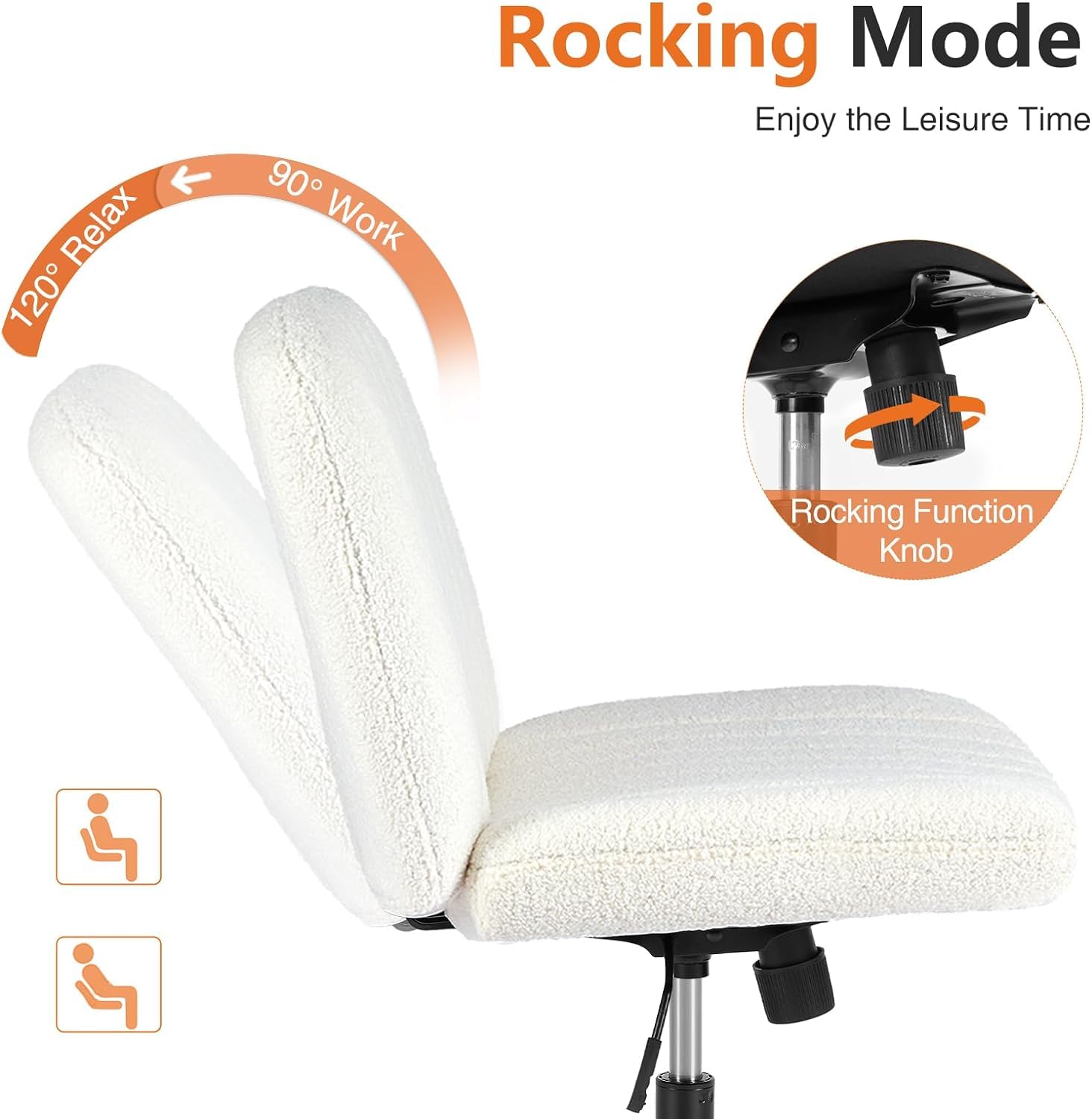 Office Chair No Wheels Armless Desk Chair No Wheels Cross Legged Office Chair