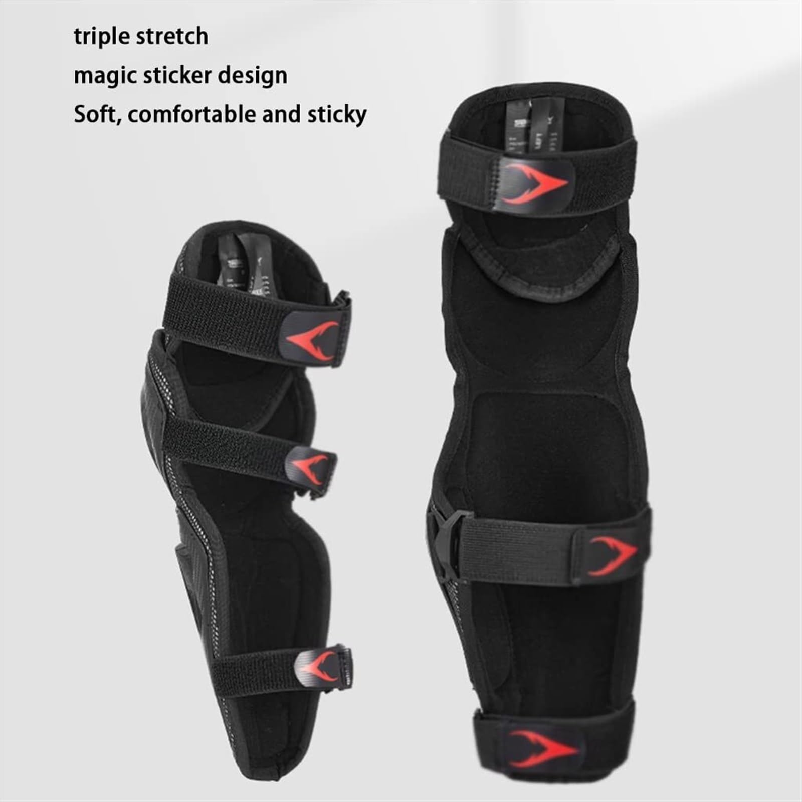 Kniepolster Kniekissen Motorrad Kniematte Unisex Anti-Fall Motorrad Reiten Knieschützer Winddicht Warm Anti-Fall Schutzausrüstung Knieschoner Protektoren Set Für Motocross ATV Mountainbike
