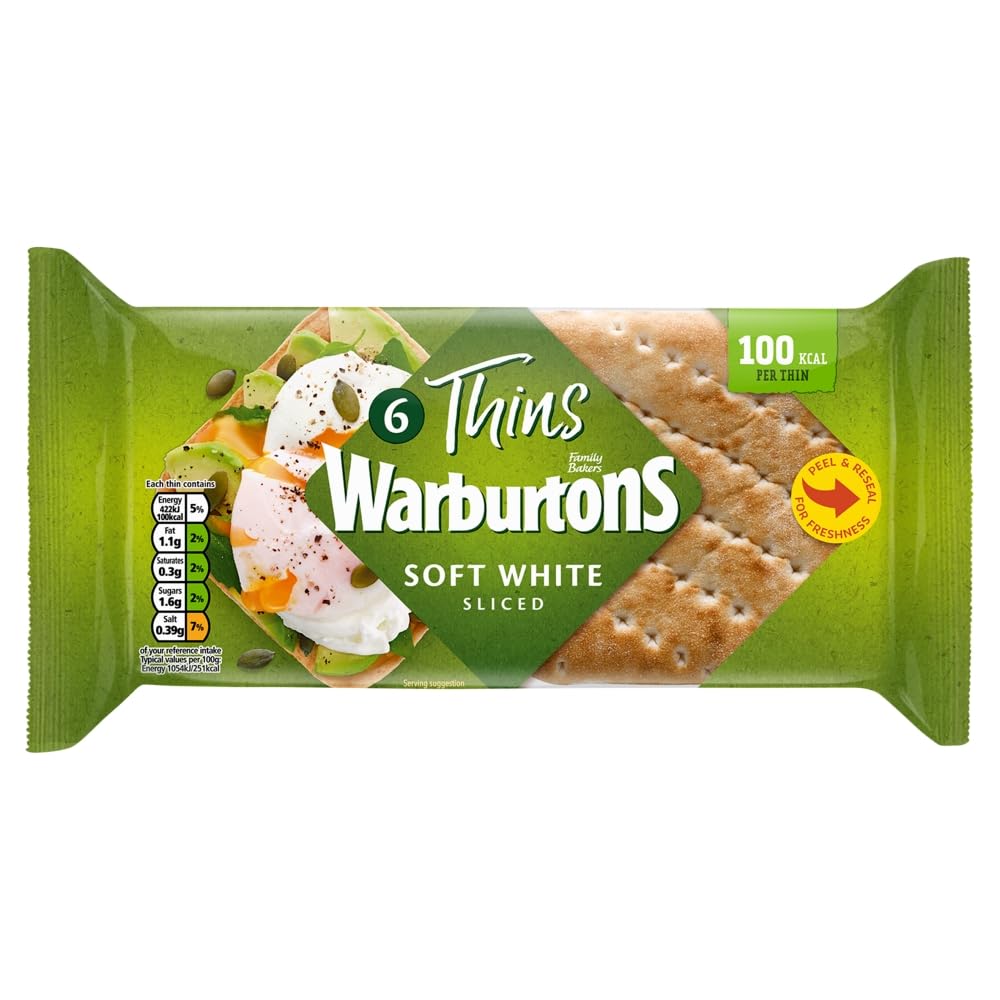 Warburtons Thins, 6 count