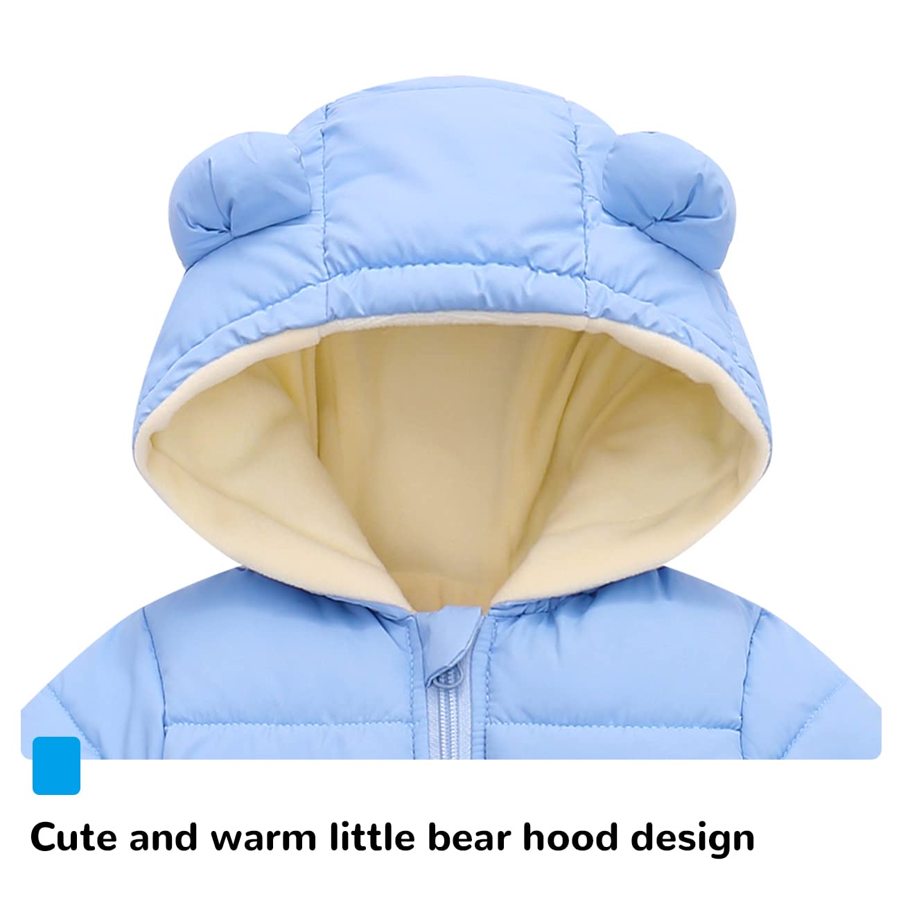 Lindo traje de nieve para recién nacidos, niñas, abrigo de invierno para niños pequeños