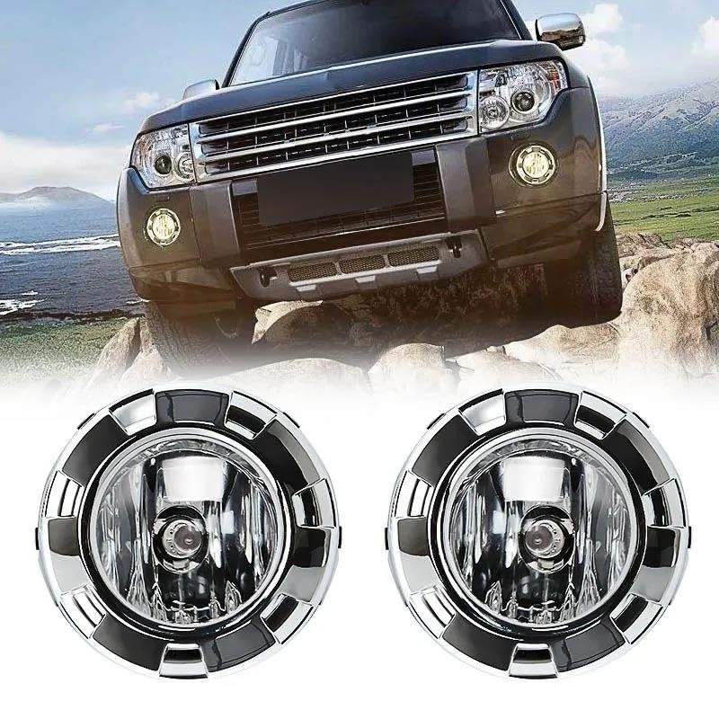 Phares antibrouillard avant Pajero V73 V97 avec finition chrome chic