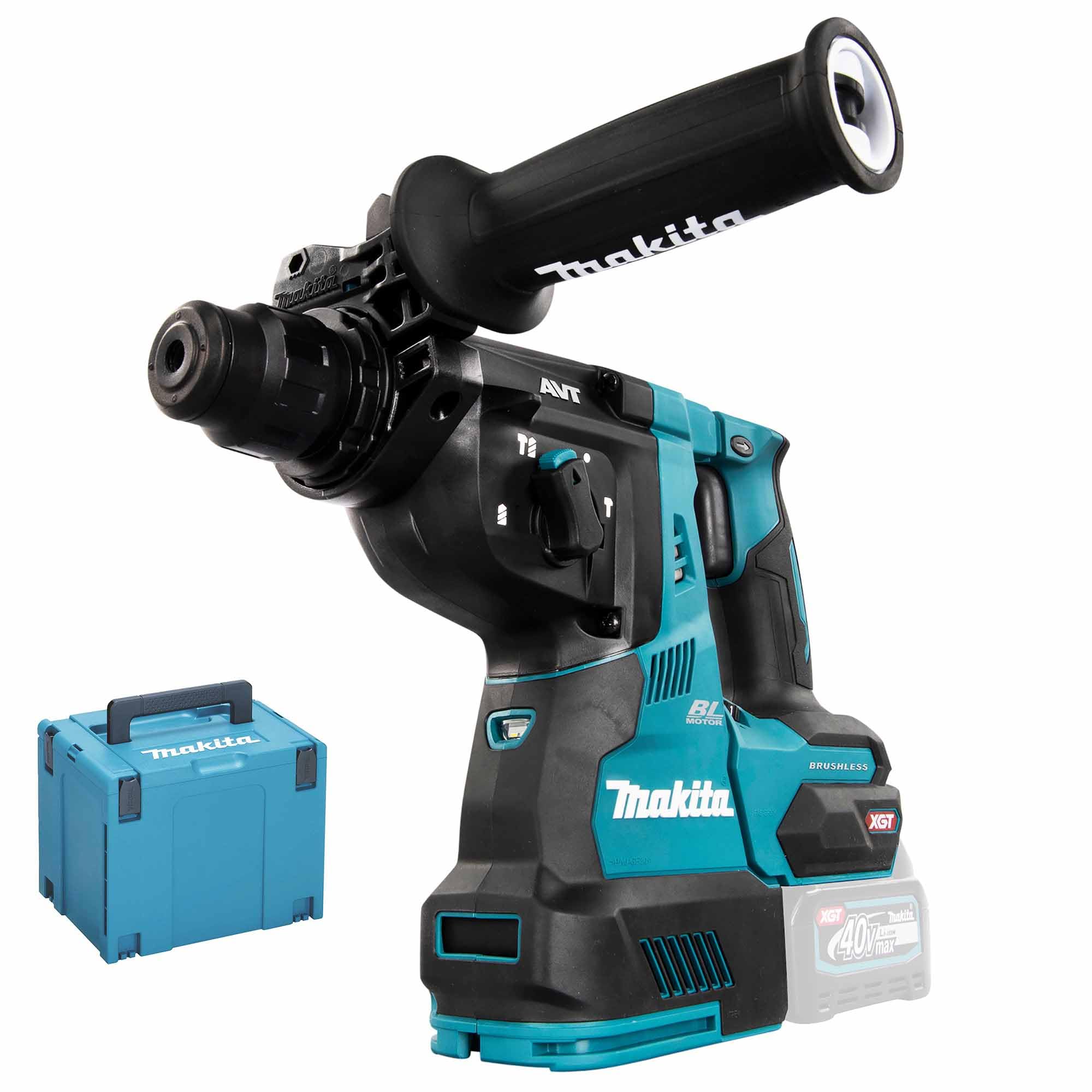 Makita HR003GZ01 40V Max XGT Brushless SDS+ Rotary Hammer In Makpac Carry Case