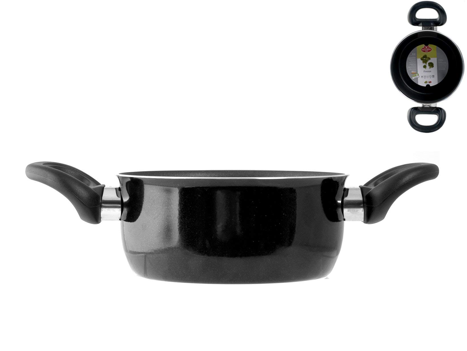 Ballarini Firenze Casseruola, Alluminio, Nero, 26 cm